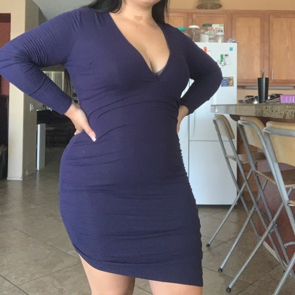 Charlotte Russe Dresses & Skirts - ✨ CR Blue Stretchy Dress